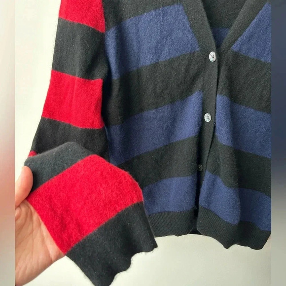Equipment Black and Red Striped Sweater - Picture 5 of 12